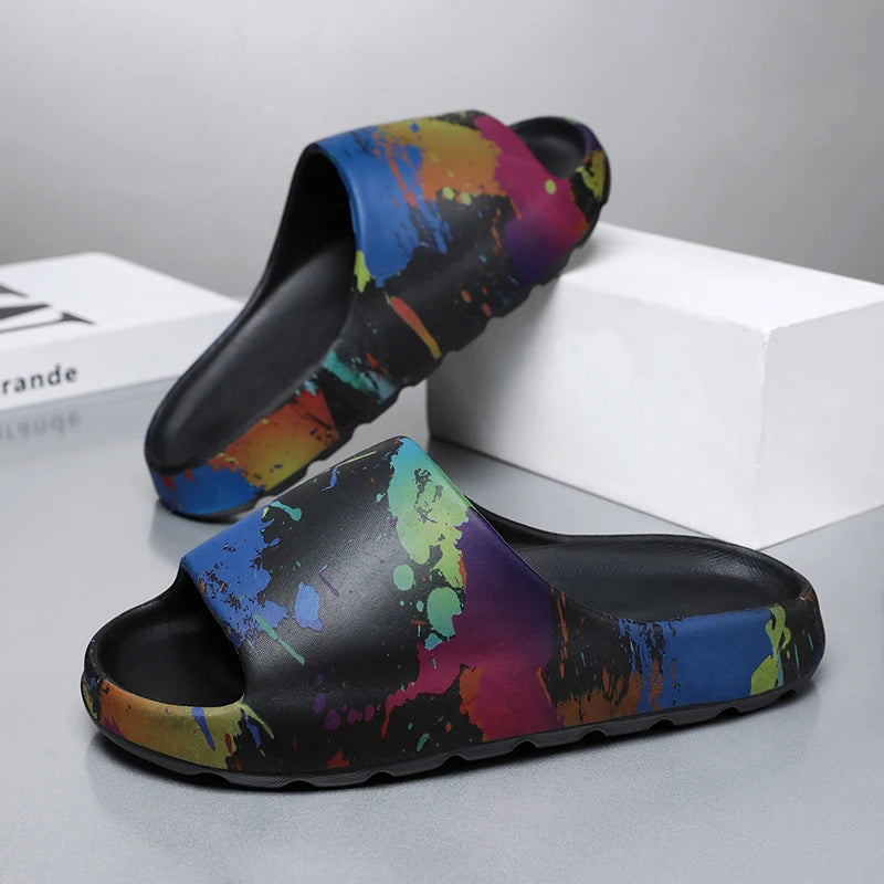 Summer Vibes Non-Slip Beach Sandals/Slippers