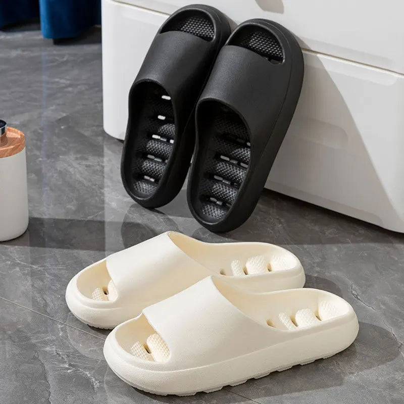 Men's Bathroom Bathing Slippers New Summer Indoor Home Eva Anti-Slip Anti-Odor Couple Shower Leakage Quick-Drying Slippers