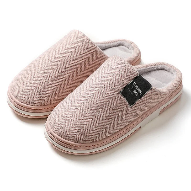QIU Home Warm Winter Cotton-Soft Flats