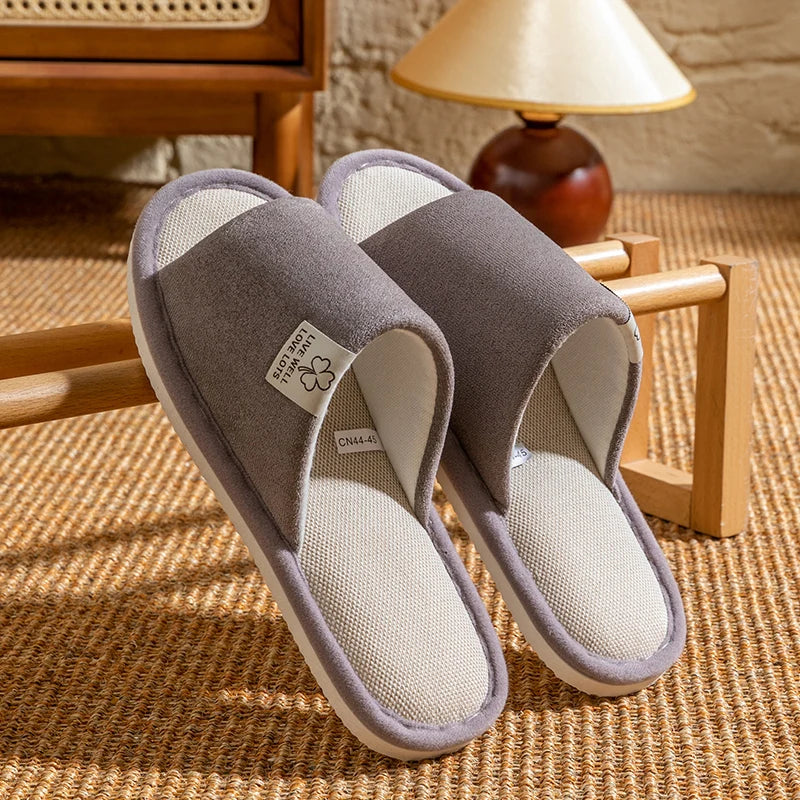 LiveWell Non-Slip Soft-Soled Indoor House Slippers
