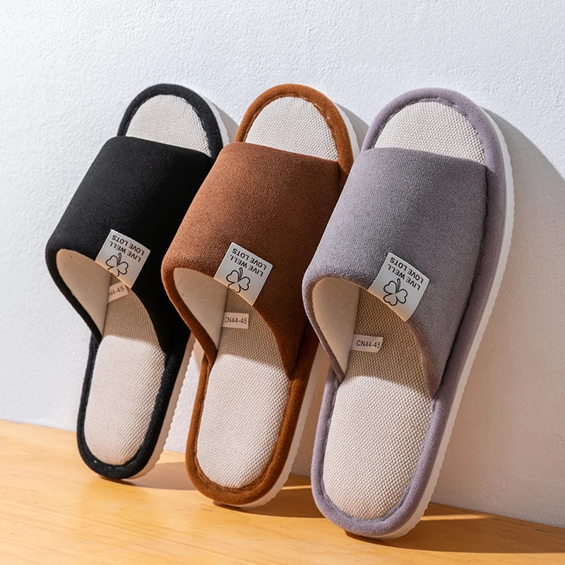 LiveWell Non-Slip Soft-Soled Indoor House Slippers