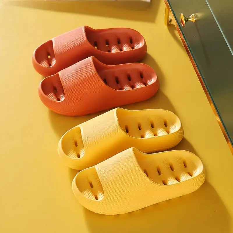 Men's Bathroom Bathing Slippers New Summer Indoor Home Eva Anti-Slip Anti-Odor Couple Shower Leakage Quick-Drying Slippers