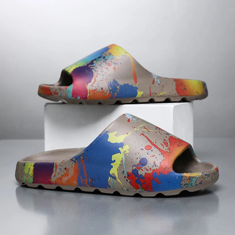 Summer Vibes Non-Slip Beach Sandals/Slippers