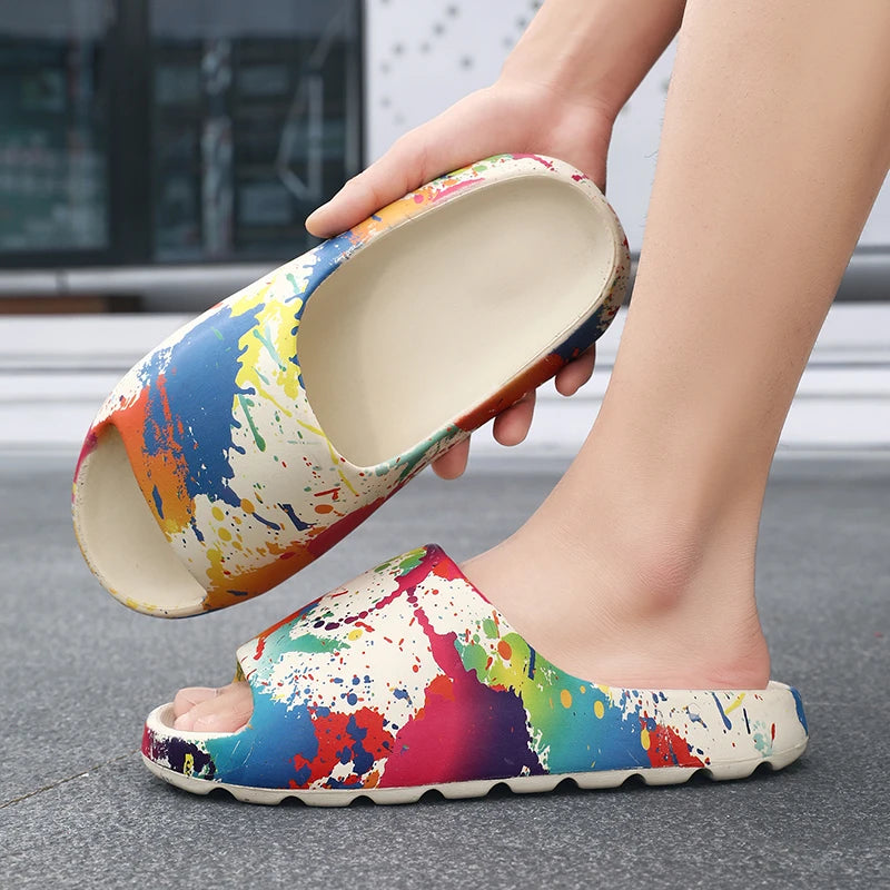 Summer Vibes Non-Slip Beach Sandals/Slippers