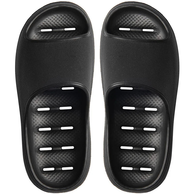 Men's Bathroom Bathing Slippers New Summer Indoor Home Eva Anti-Slip Anti-Odor Couple Shower Leakage Quick-Drying Slippers