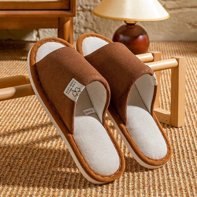 LiveWell Non-Slip Soft-Soled Indoor House Slippers