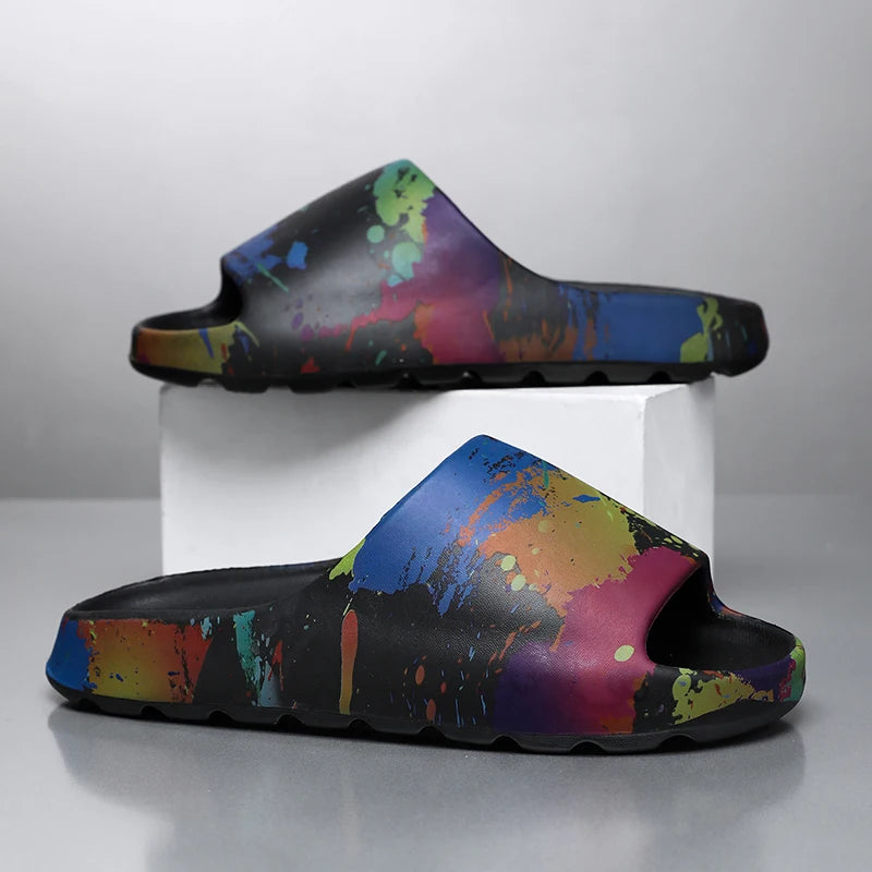 Summer Vibes Non-Slip Beach Sandals/Slippers