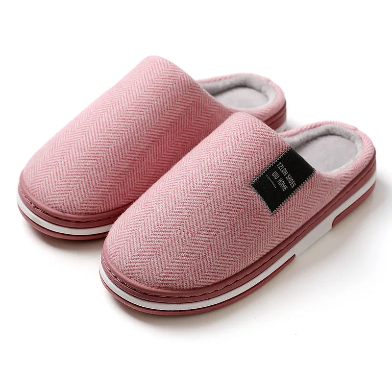QIU Home Warm Winter Cotton-Soft Flats