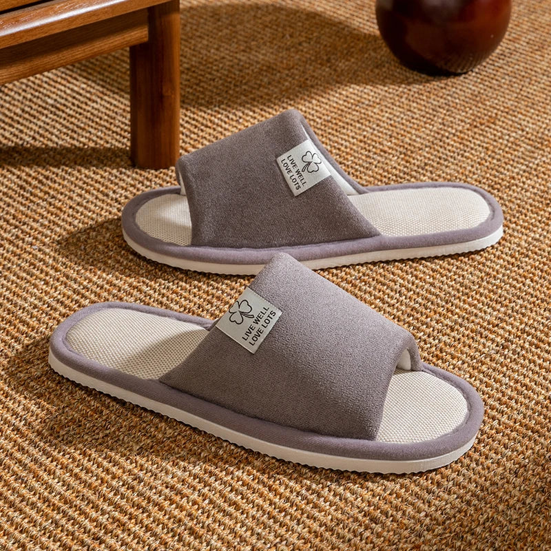 LiveWell Non-Slip Soft-Soled Indoor House Slippers