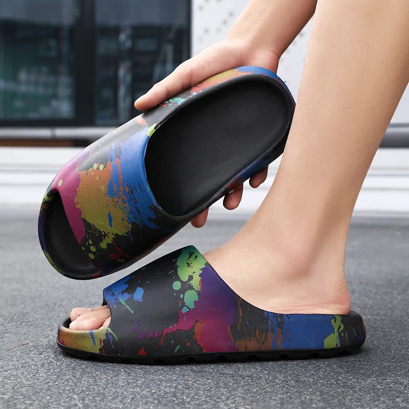 Summer Vibes Non-Slip Beach Sandals/Slippers