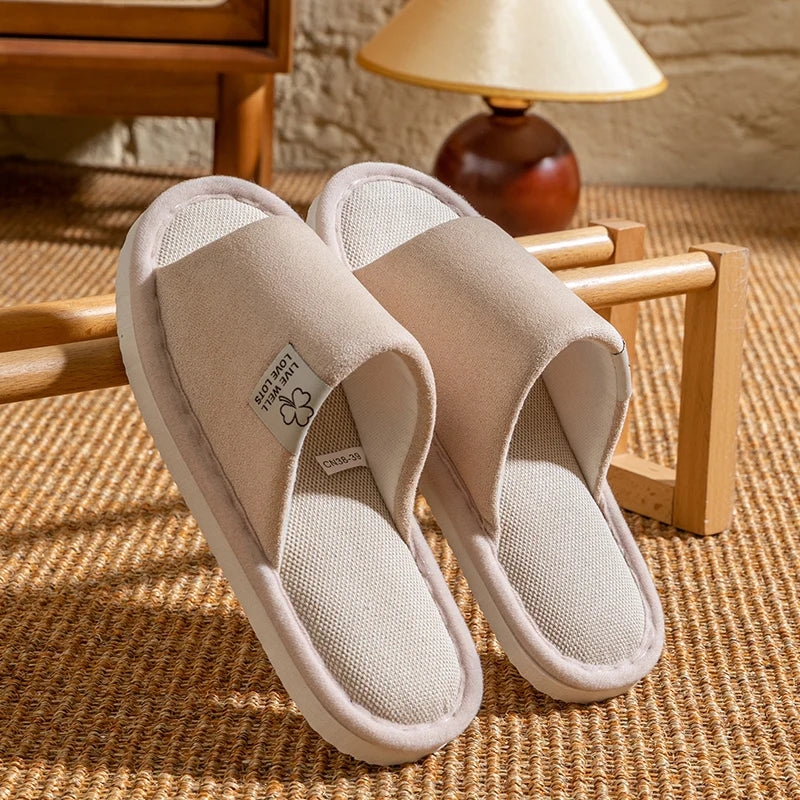 LiveWell Non-Slip Soft-Soled Indoor House Slippers
