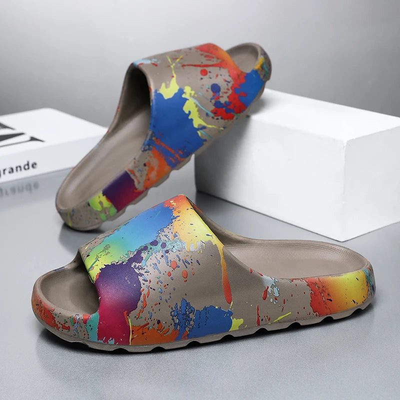 Summer Vibes Non-Slip Beach Sandals/Slippers